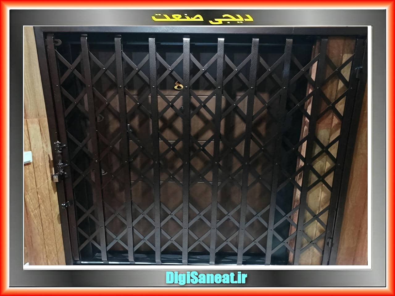 خرید و بررسی حفاظ آکاردئونی آهنی آپارتمان