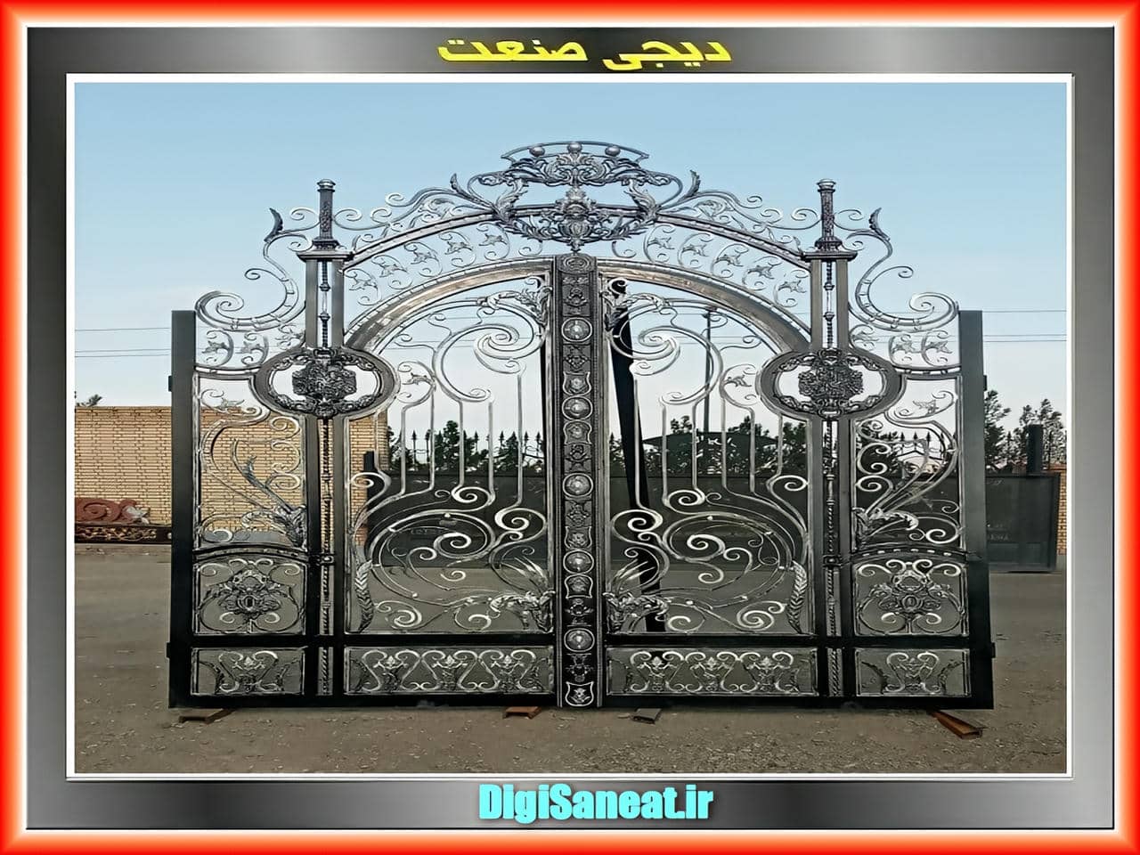 درب آهنی با روکش های ضد زنگ