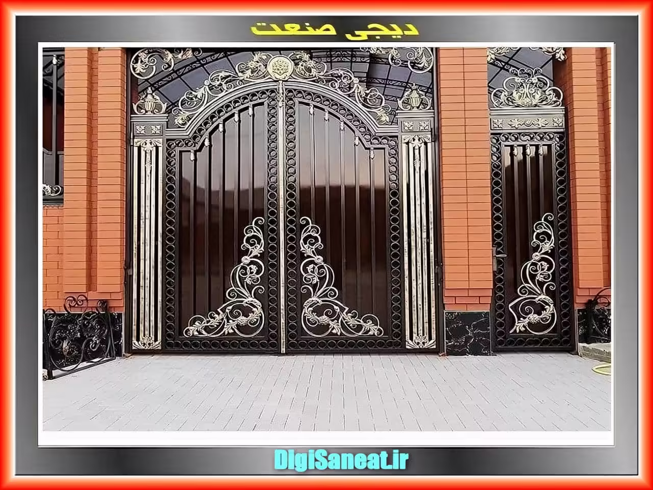 تعادل بین زیبایی و عملکرد در درب آهنی