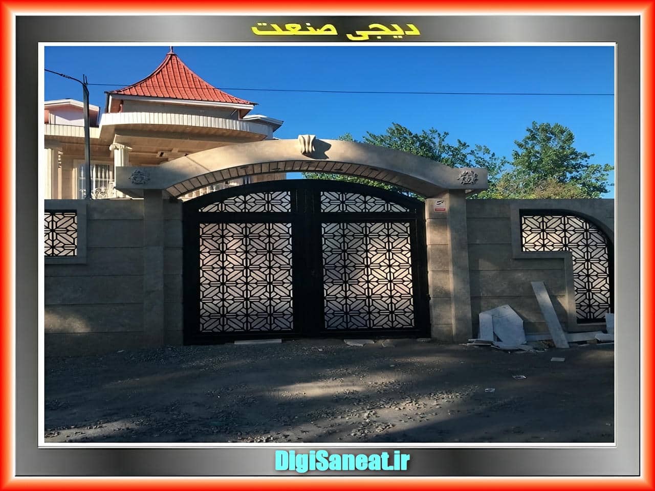 تأثیر درب ویلا در اولین تماس با مهمانان