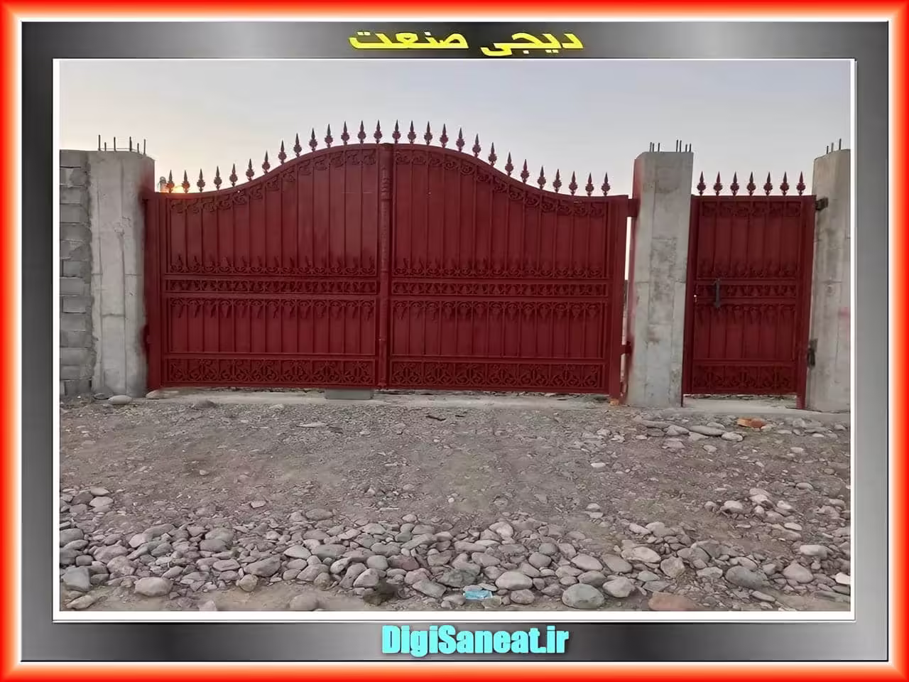 درب ویلا با امکانات امنیتی برجسته