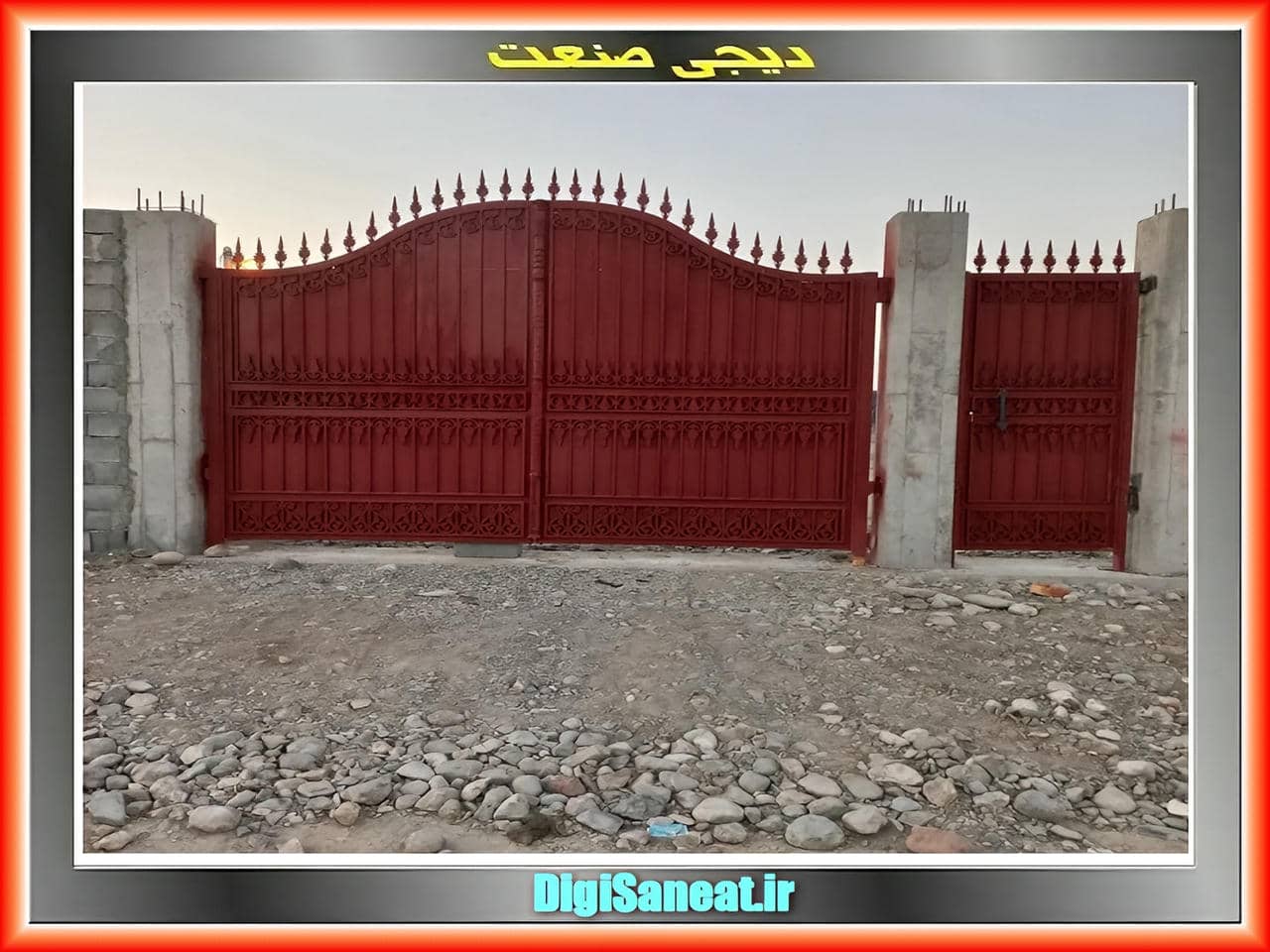 درب ویلا با امکانات امنیتی برجسته