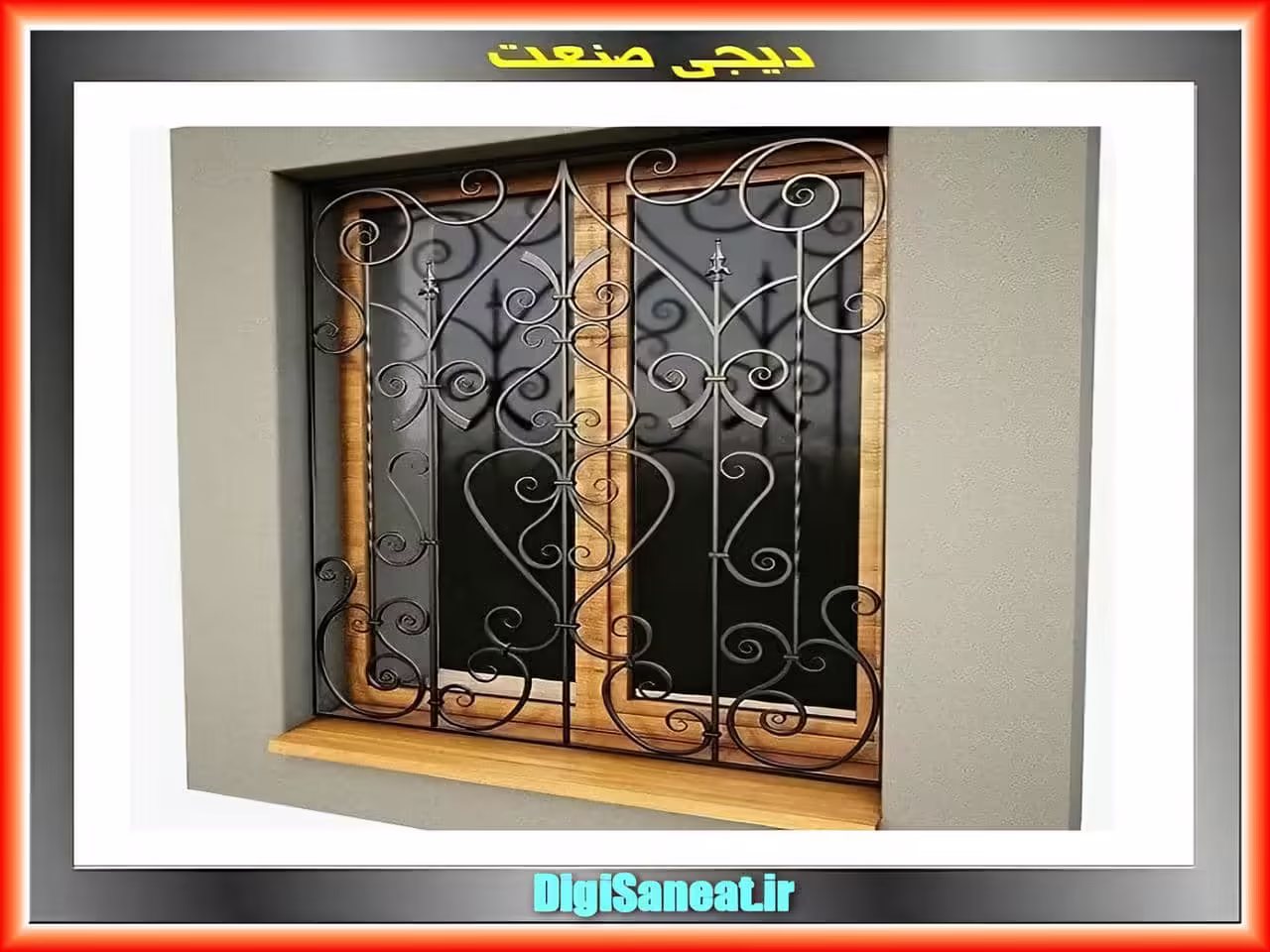 خرید و بررسی نرده فرفورژه آهنی پنجره