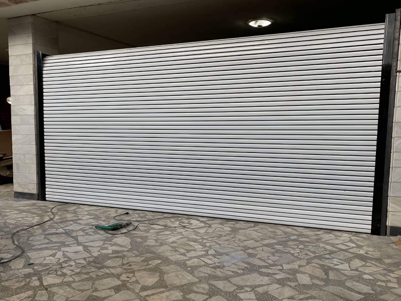 نوع درب کرکره ای پارکینگی بر اساس تیغه