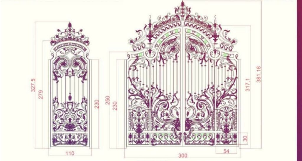 مدل‌های مختلف درب حیاط فلزی