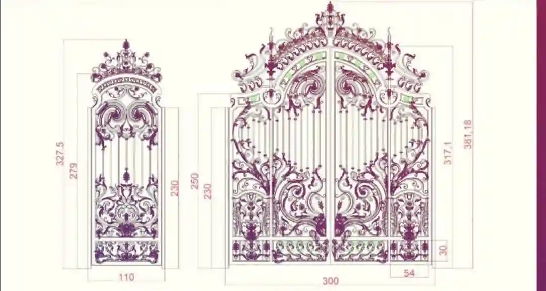 اندازه درب ویلایی اندازه درب ویلایی