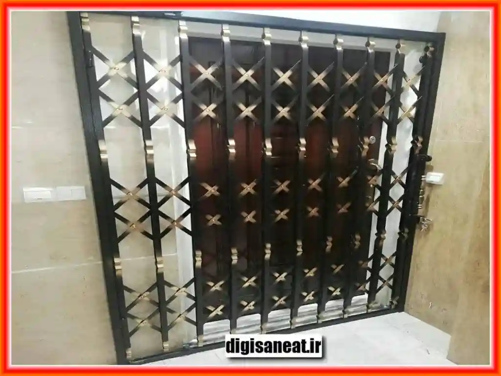 مدل&zwnj;ها و طراحی&zwnj;های مختلف حفاظ درب ضد سرقت آهنی