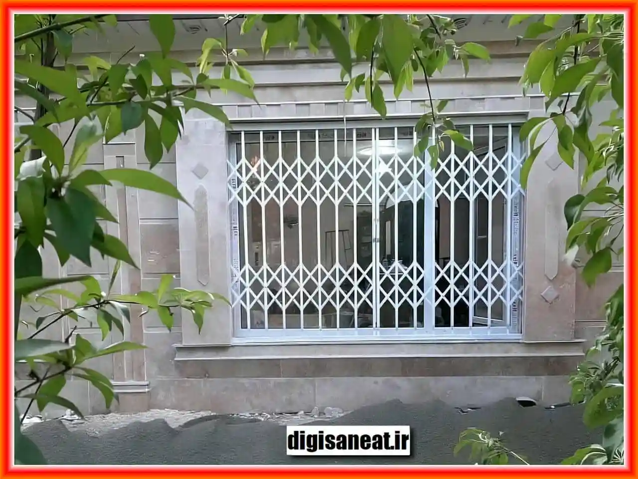 مدل 3 ردیف لوزی نقشدار پرچ منفی ایتالیایی حفاظ آکاردئونی