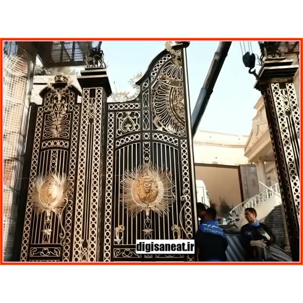 مشخصات درب حیاط ویلایی فلزی | دیجی صنعت مشخصات درب حیاط ویلایی فلزی