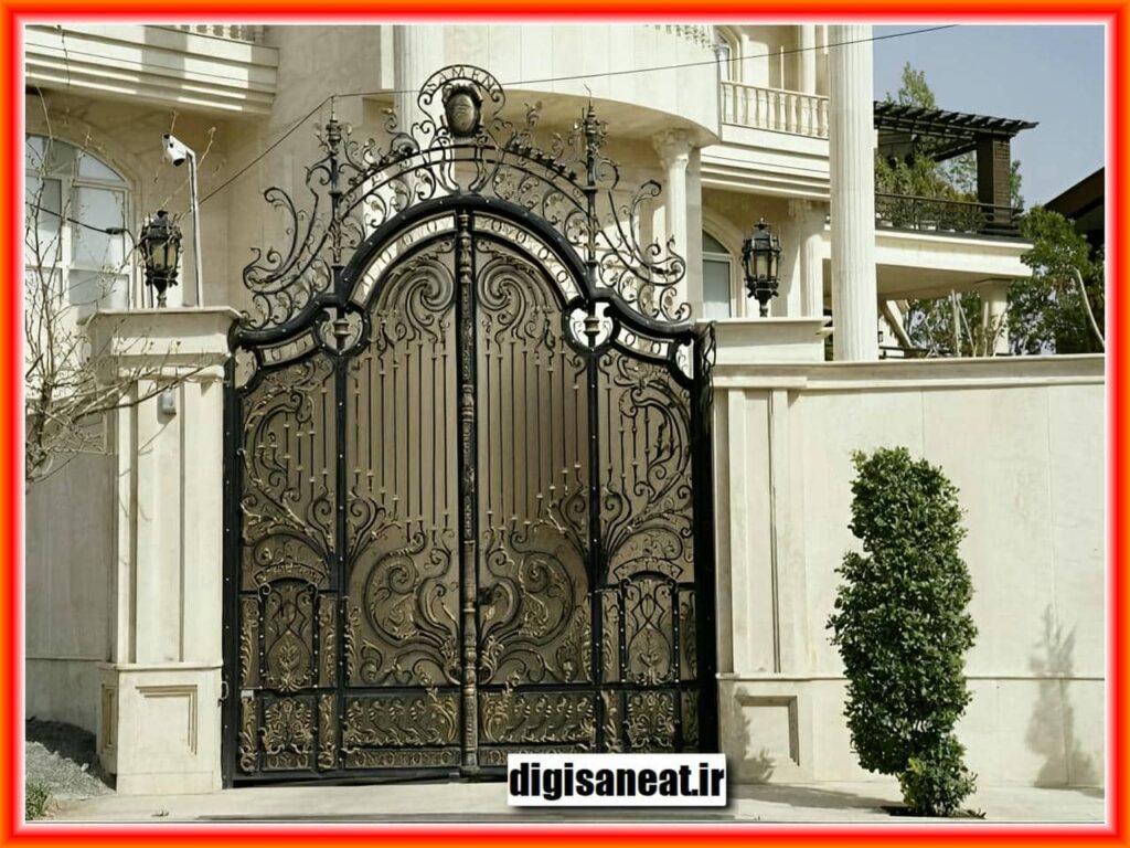 درب حیاط ویلایی دو جداره در کردان