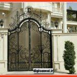 درب حیاط ویلایی دو جداره در کردان