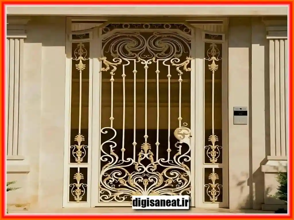 درب حیاط ویلایی تک لنگه درب حیاط ویلایی تک لنگه