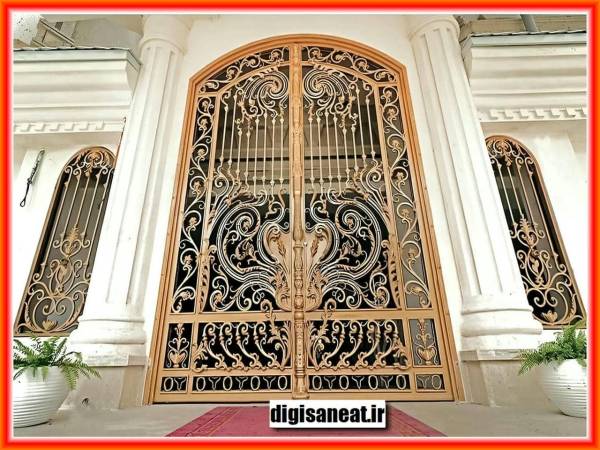 مزایای درب های فرفورژه تک لنگه و دو لنگه