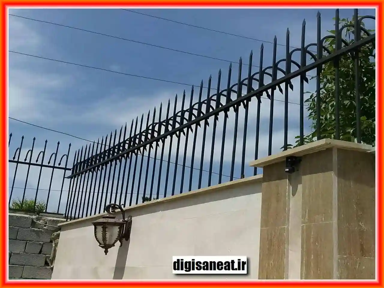 حفاظ نرده آهنی دیوار در قم