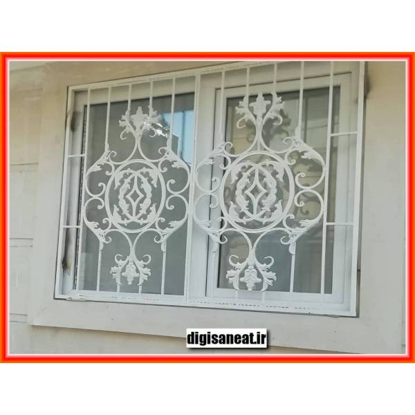 پوشش رنگ حفاظ پنجره طرح دار
