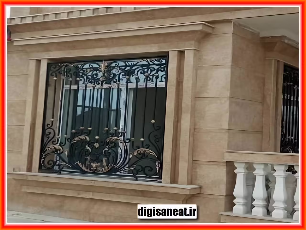 حفاظ پنجره فرفورژه در بندر ترکمن