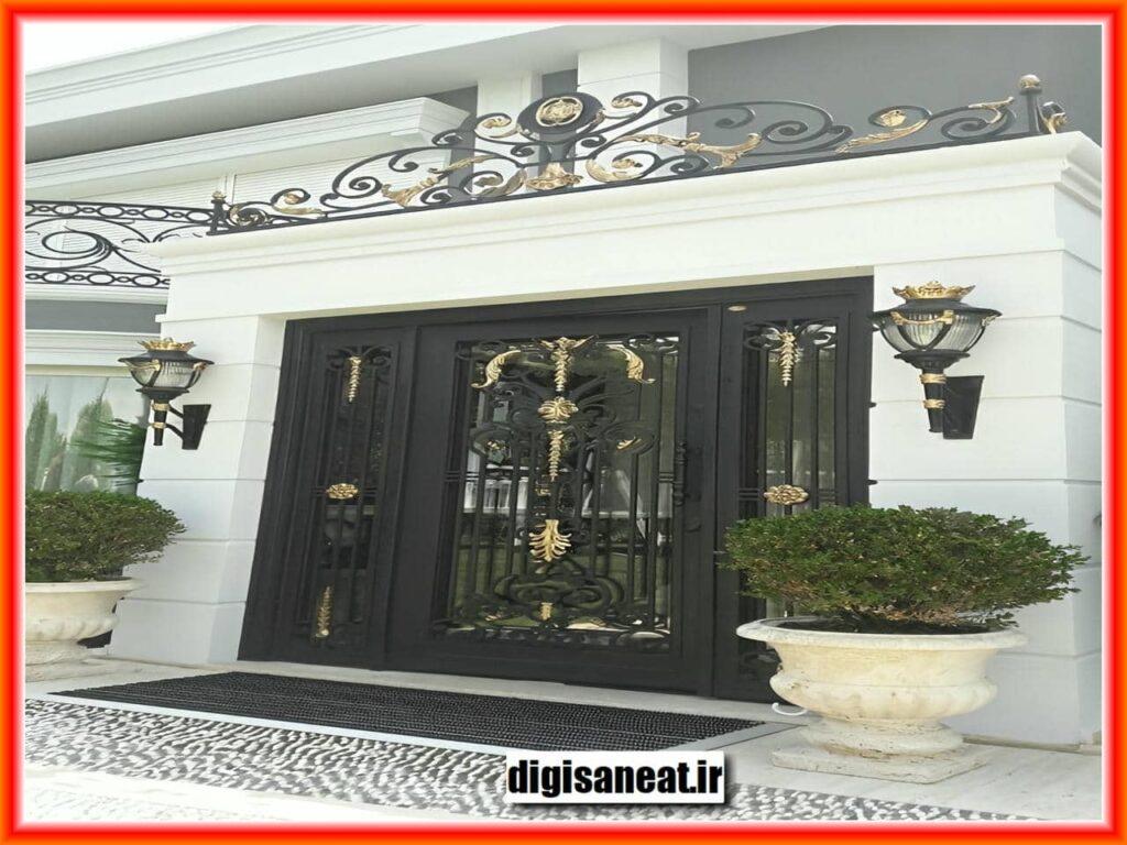 درب فلزی در ساری استان مازندران