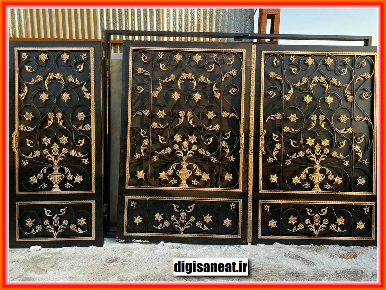 معایب درب آهنی دو لنگه