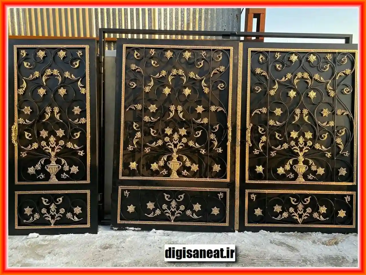 درب فلزی در اردبیل