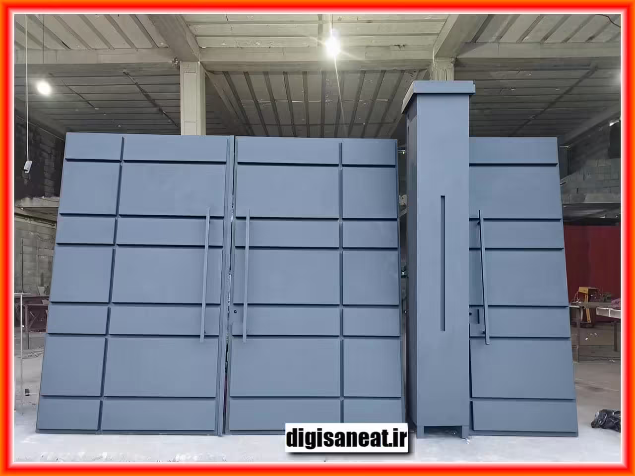 درب پارکینگ جنوبی و شمالی ساختمان در محمودآباد