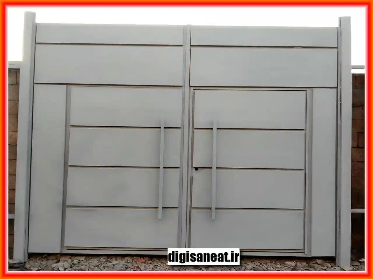 درب حیاط ویلایی مدرن در کرج درب حیاط ویلایی مدرن در کرج