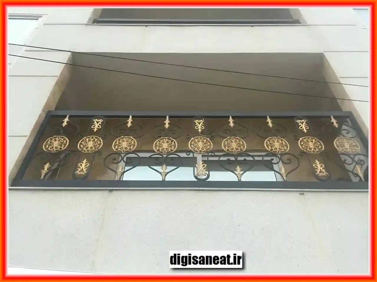 نرده فلزی تراس فرفورژه نرده فلزی تراس فرفورژه