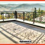 نصب نرده آهنی ساده در محل کار