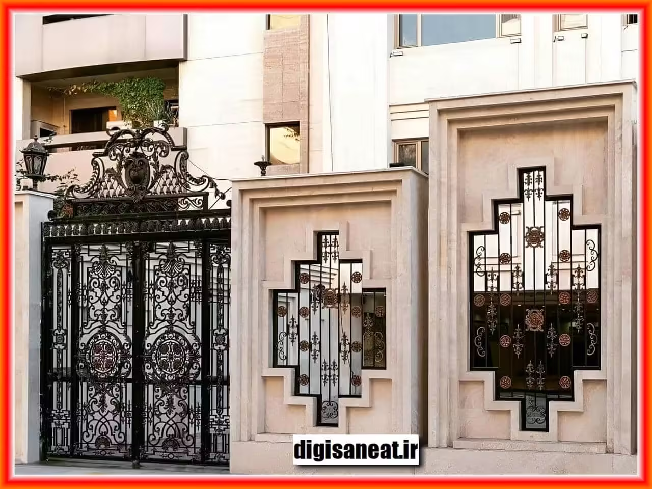 درب پارکینگ فلزی در بوشهر
