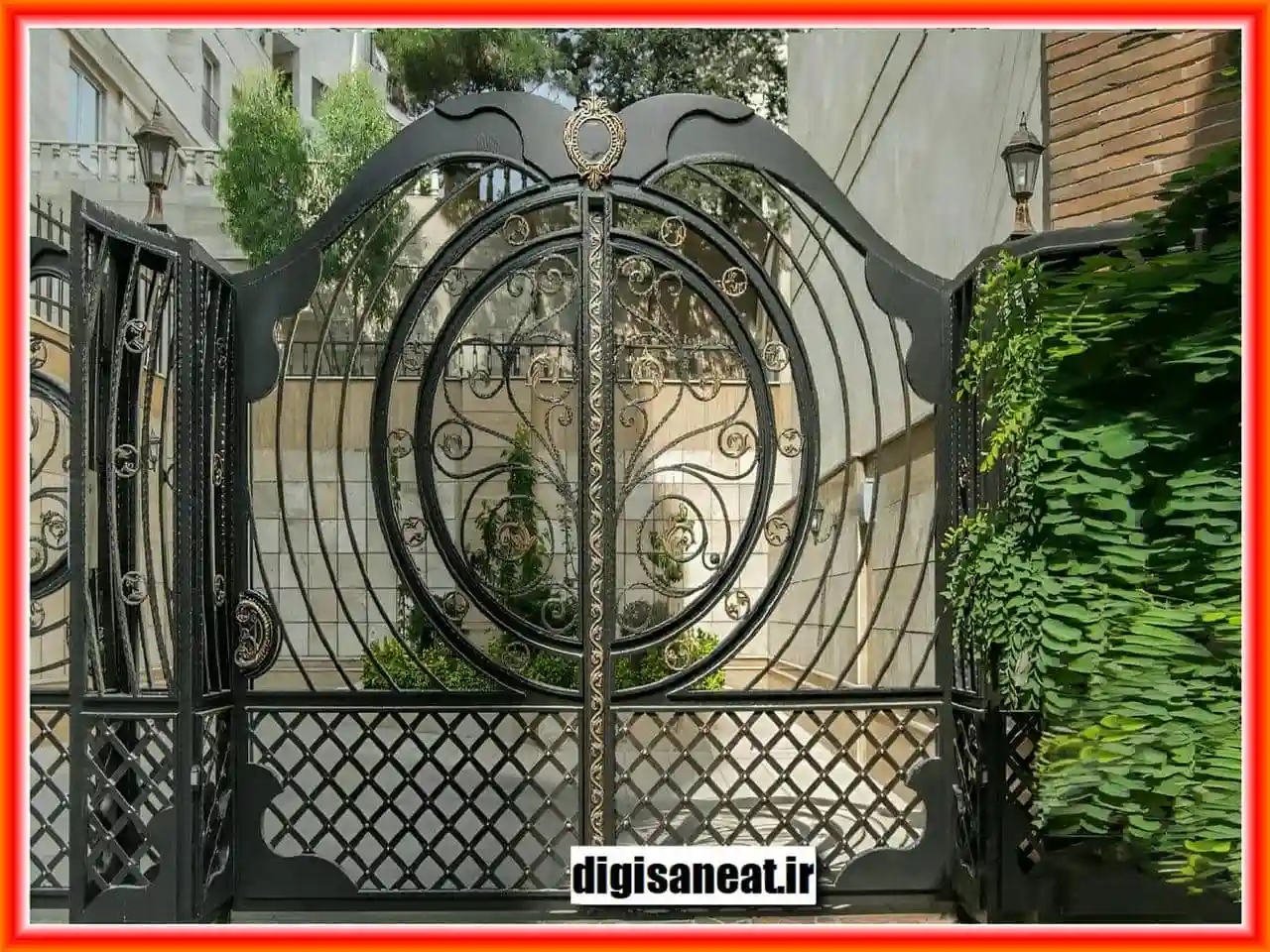 درب پارکینگی فرفورژه دست ساز