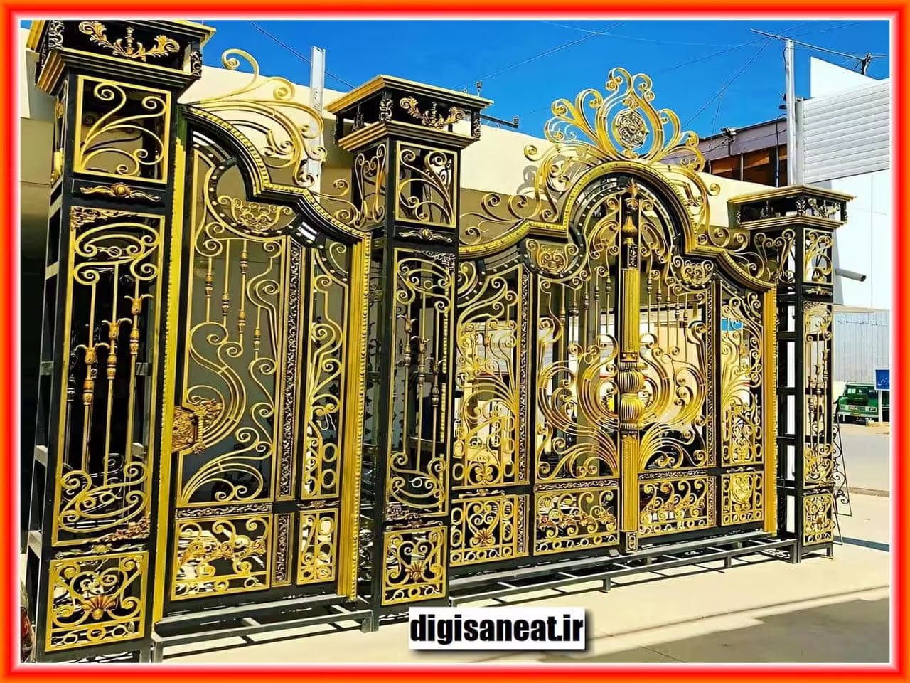درب آهنی ویلایی در بوشهر