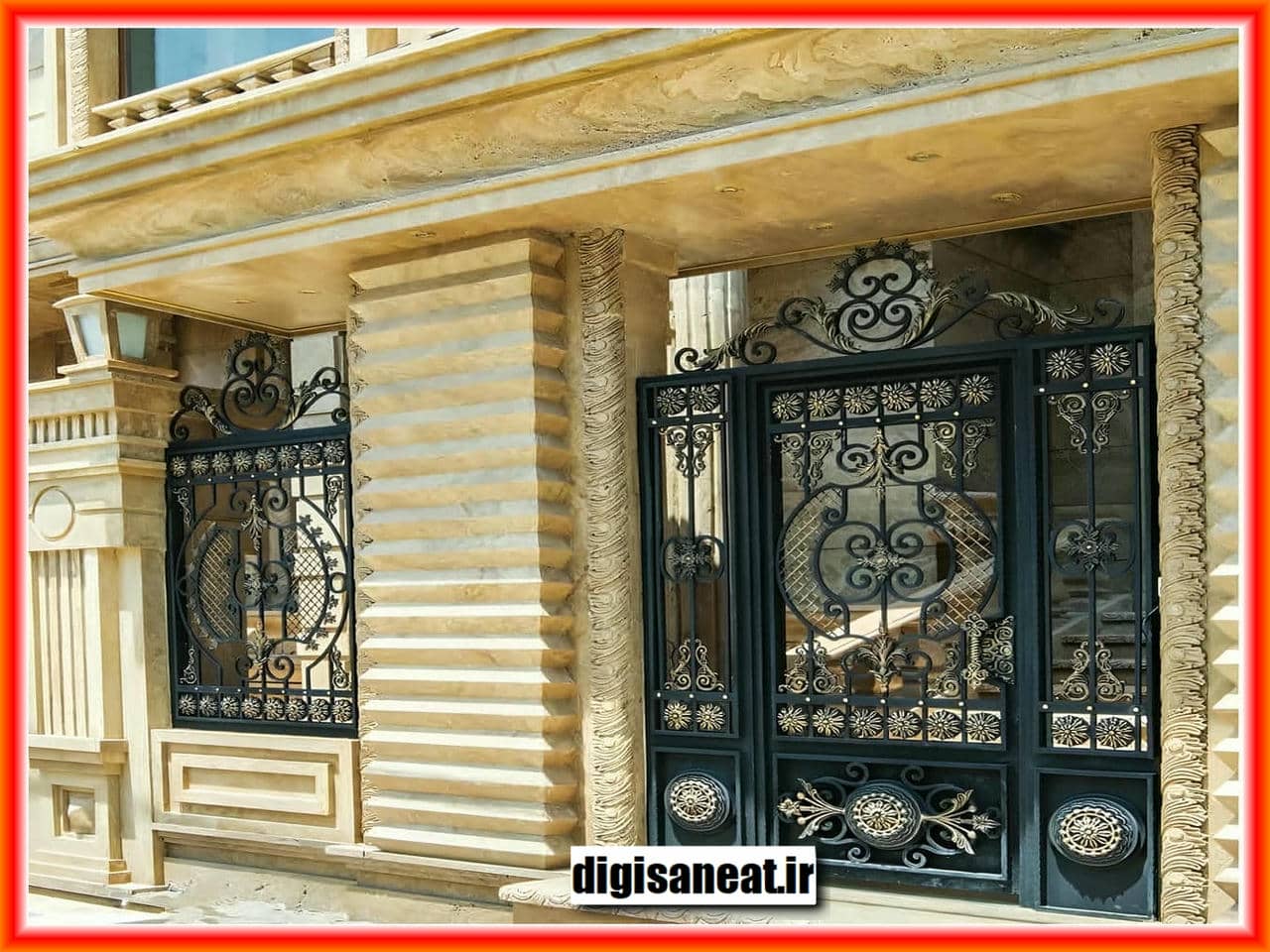 مزایای درب حیاط تک لنگه فرفورژه