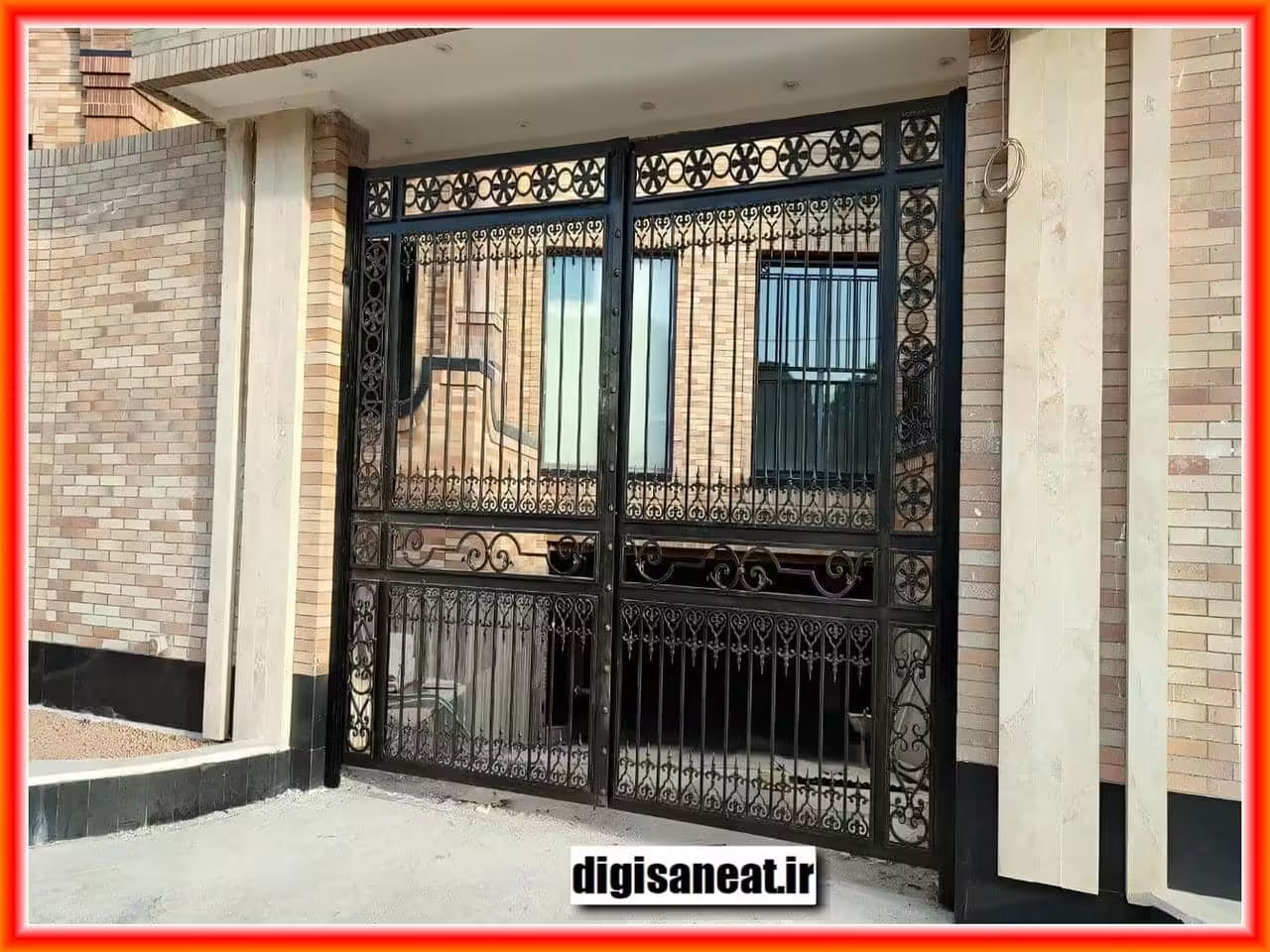معایب درب حیاط تک لنگه فرفورژه