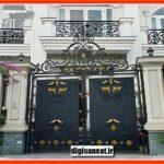 نحوه نصب درب فرفورژه آهنی ویلایی