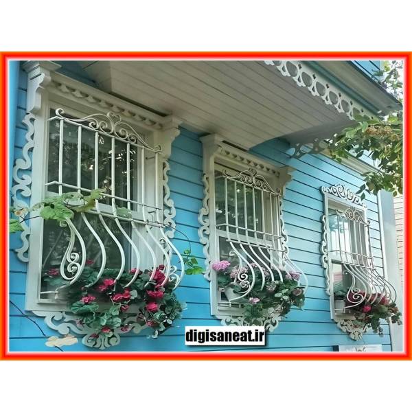 بهترین مرکز تولید حفاظ پنجره فرفورژه بزرگ