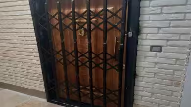 اندازه مناسب درب آکاردئونی