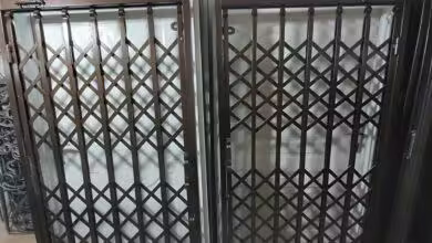 عکس درب آکاردئونی