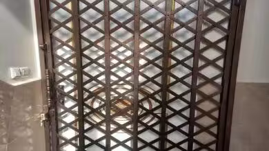 نصب درب آکاردئونی ضد سرقت