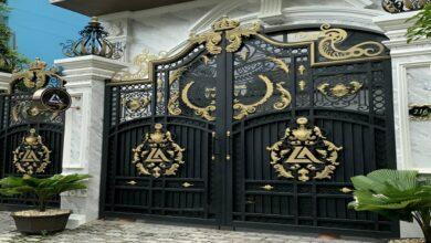 درب حیاط ویلایی در بندر انزلی