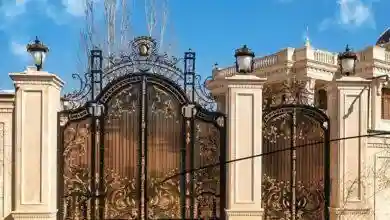 درب حیاط ویلایی در چالوس