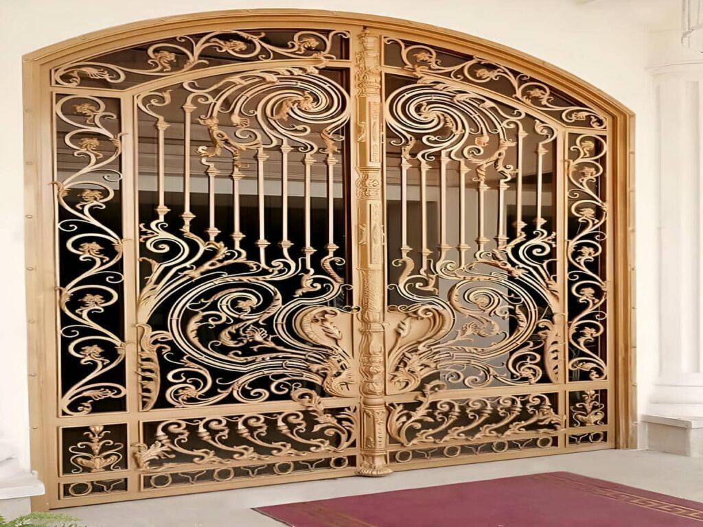 درب حیاط رنگی درب حیاط رنگی