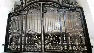 درب حیاط ویلایی در اردبیل