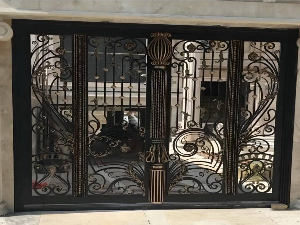 نقشه ساخت درب حیاط و اجزای آن نقشه ساخت درب حیاط و اجزای آن