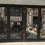 نقشه ساخت درب حیاط و اجزای آن