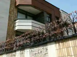 حفاظ دور دیوار حیاط جدید