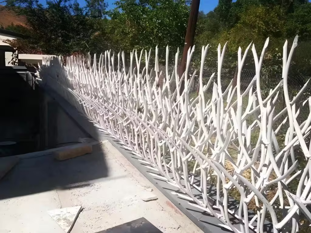 حفاظ نامنظم دیوار حیاط