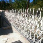 حفاظ نامنظم دیوار حیاط