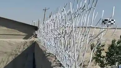 حفاظ شاخ گوزنی با میلگرد نوک تیز