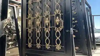 نقشه ساخت درب حیاط