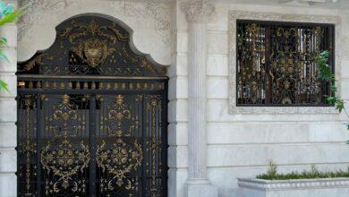 درب حیاط ویلایی در تبریز