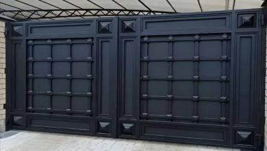 درب ورودی حیاط برای منازل مدرن